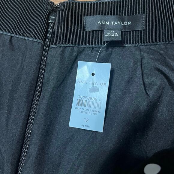 Ann Taylor Knife Pleat Polka Dot Skirt Size 12 NWT - Picture 4 of 7